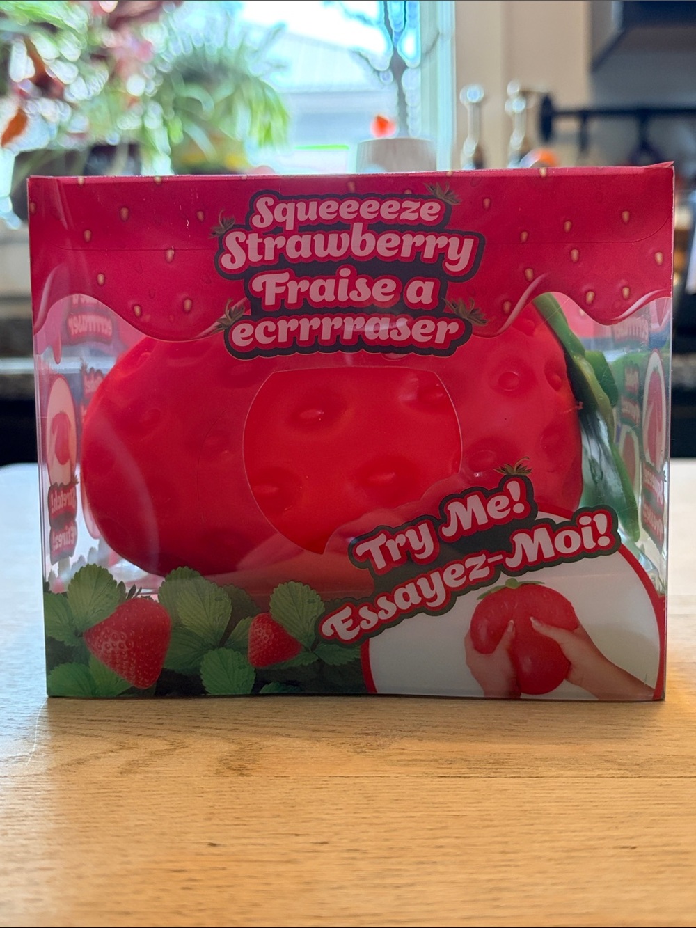 SUNNY DAYS | Squeeze Strawberry Stress Fidget Toy